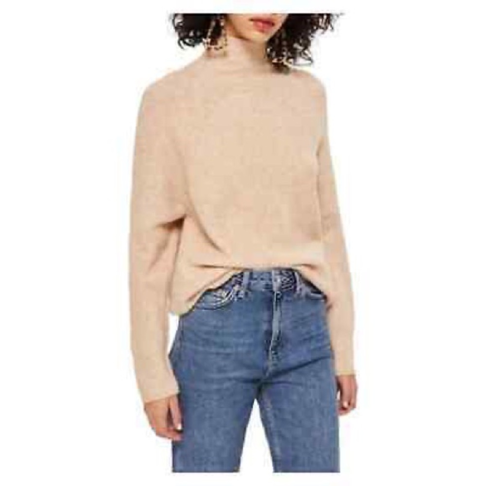 TOPSHOP mock neck sweater